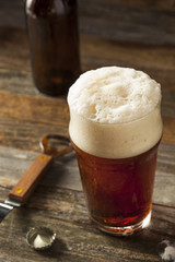 Refreshing Brown Ale Beer
