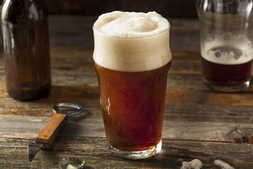 Refreshing Brown Ale Beer