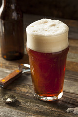 Refreshing Brown Ale Beer
