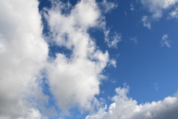blue sky with cloud