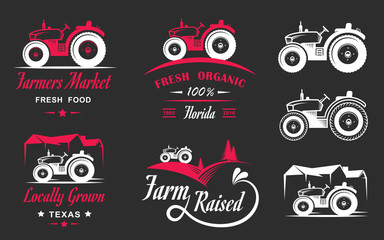 Obraz premium Farm Fresh Logos