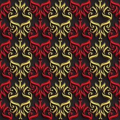 Plastic background tile