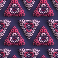 Plastic background tile