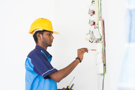 Indian Male Electrician