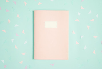 Pink cover notebook