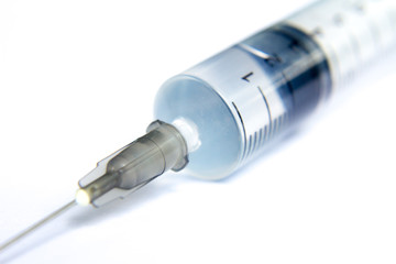 Medical for injection with a syringe isolate