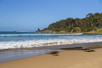 Beautiful beach and sea at Lorne beach
