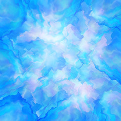 Obraz premium Abstract blue and white light motion fractal background 