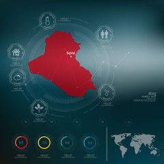 lRAQ map infographic