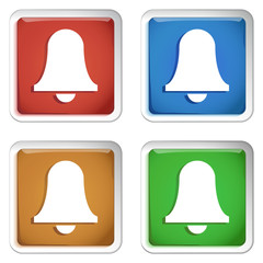 ikona kwadratowy plastikowy przycisk wektor