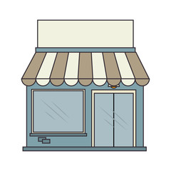 store building buy isolated vector illustration eps 10