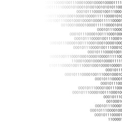 Abstract binary code background , Vector