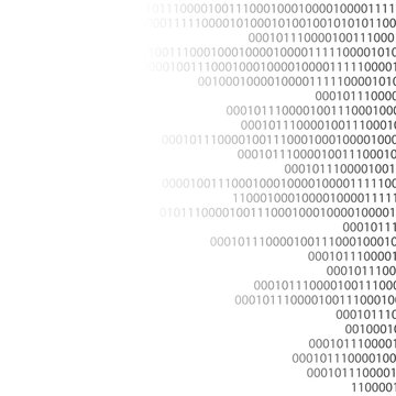 Abstract binary code background , Vector