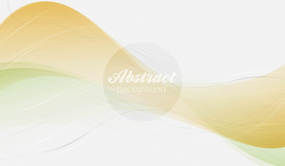 Abstract vector background, transparent waved lines for brochure