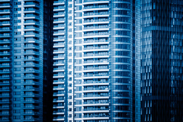 Fototapeta premium financial district of shanghai,china.