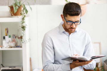 Young man in offfice