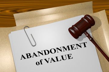 Abandonment of Value concept