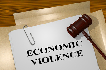 Economic Violence concept
