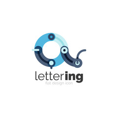 Letter logo business icon
