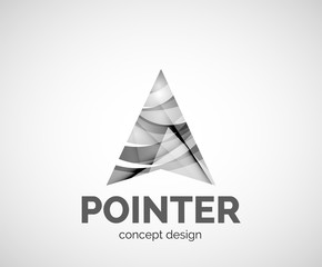 Arrow pointer logo business branding icon