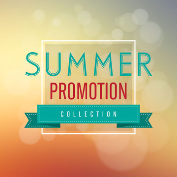 Summer Sale collection. Vector background.