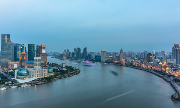 Spectacular views of the Bund,shanghai,china.