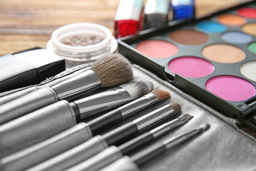 Professional make-up accessories, closeup