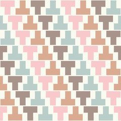 Seamless vector background with abstract geometric pattern. Print. Repeating background. Cloth design, wallpaper.