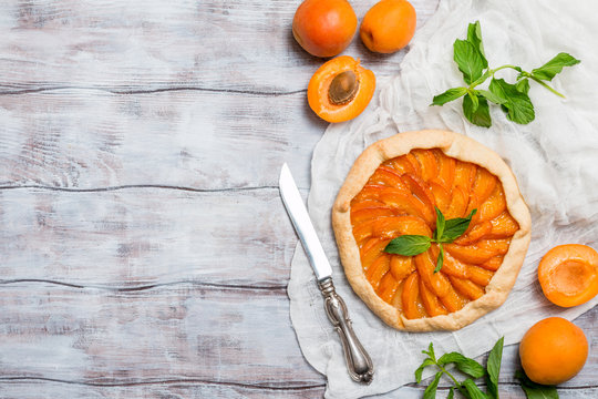 Homemade Apricot Galette