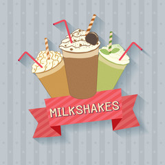 Milkshakes group menu 