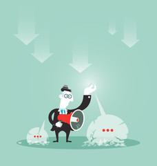 Communication concept vector