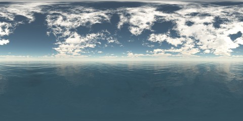 panorama of sea sunset. Environment map. HDRI map. Equirectangular projection. Spherical panorama. landscape
