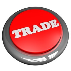 Trade button isolated over white