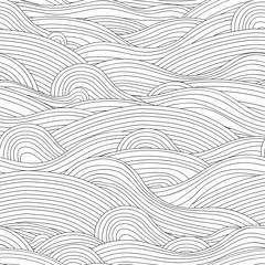 Seamless unusual pattern with waves.