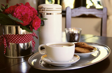 Espresso Cup with Cookies