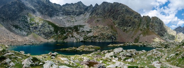 Mountain lake of Claus in Maritime Alps Park, Italy