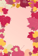 Abstract autumn background.Vector