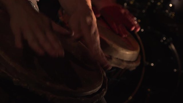 Music, Playing djembe drum