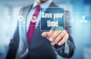 Fototapeta na wymiar Save your time / timemanagement
