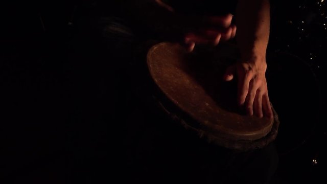 Music, Playing djembe drum