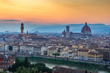 Fototapeta premium Florence city skyline, Italy