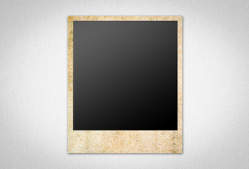 photo frames on paper background