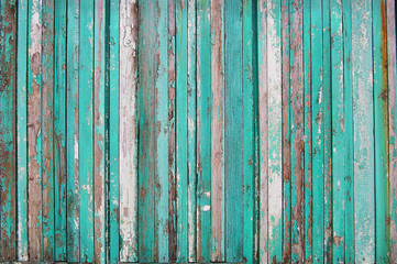 Fototapeta na wymiar wooden planks, wood background, green, white, brown