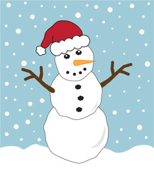 Santa Snowman