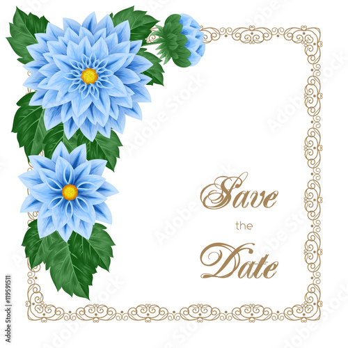 "Floral wedding invitation" Stock image and royalty-free vector files on Fotolia.com - Pic 119591511
