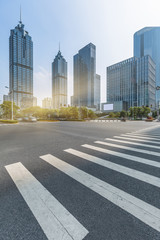 clean city road,shanghai,china. © kalafoto