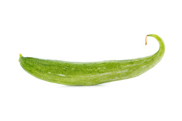 Snake gourd on white background