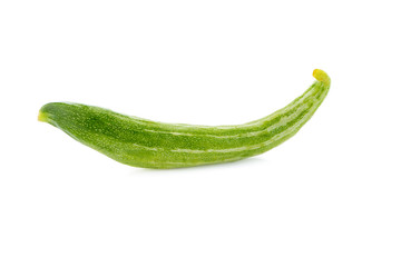 Snake gourd on white background