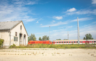 Schienen, Gleise, Bahnhof