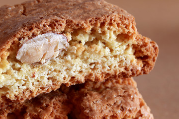 Cookie section with peanut macro